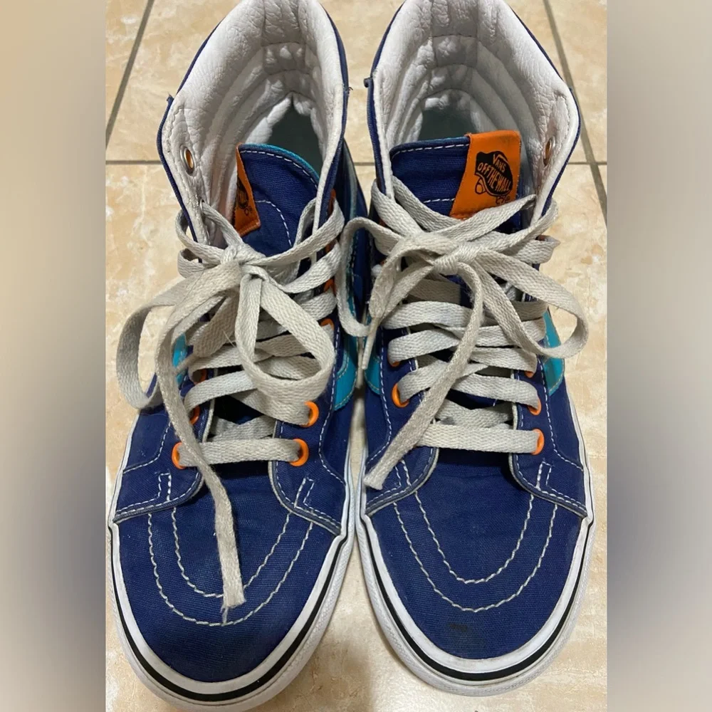 Rare Vans Limited Edition High‎ Top NY Islanders Hockey fisherman Youth 6